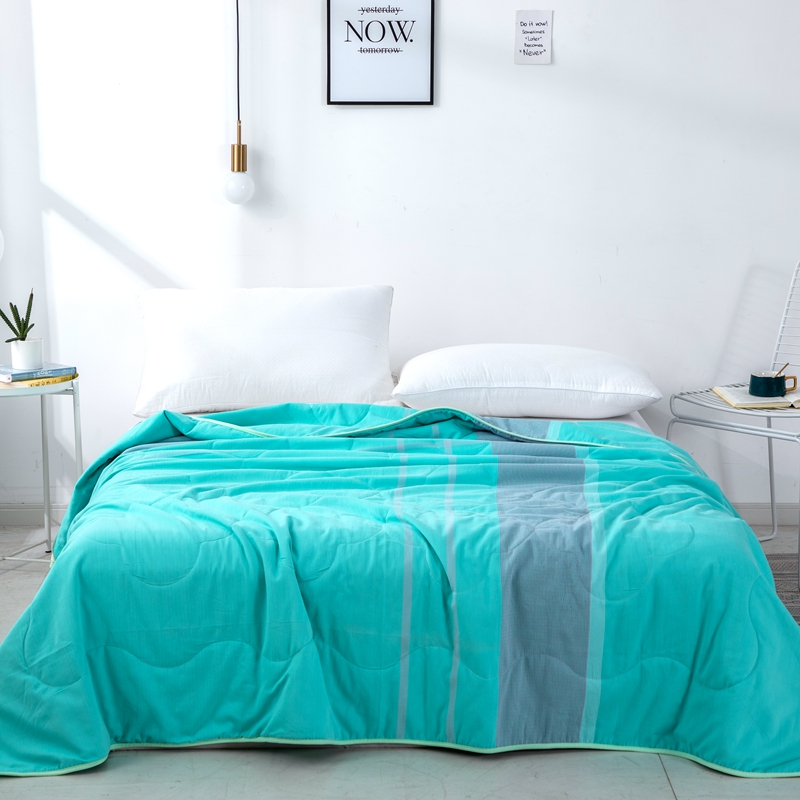 田园纯棉双人夏凉被