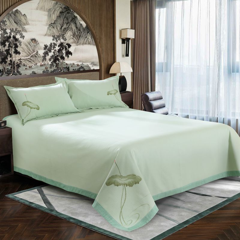 铜纤维手绘/不手绘 凉席三件套